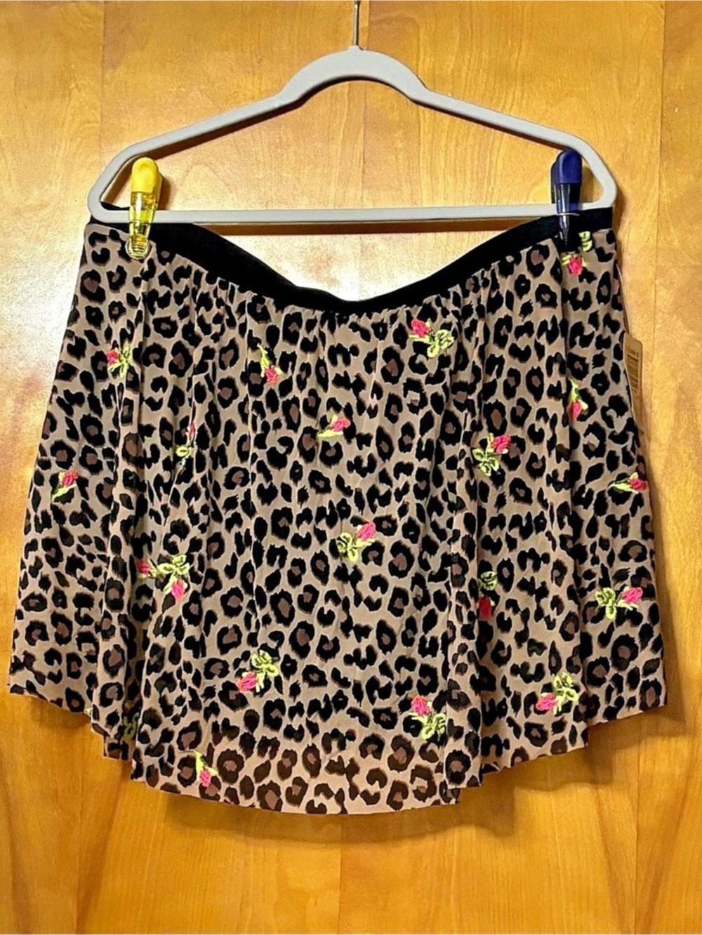 Torrid x Betsey Johnson Women's Bikini Bottom with Leopard Print Skirt 3X NWT